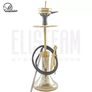 قلیان طرح کرنو دراگون معماریان L طلایی (تنگ کروم)