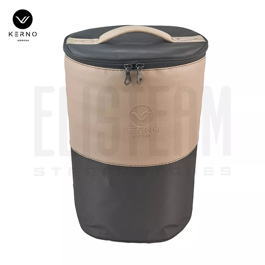 قلیان طرح کرنو نیویورک برنجی طلایی 02 (تنگ هفت رنگ) - تصویر 5